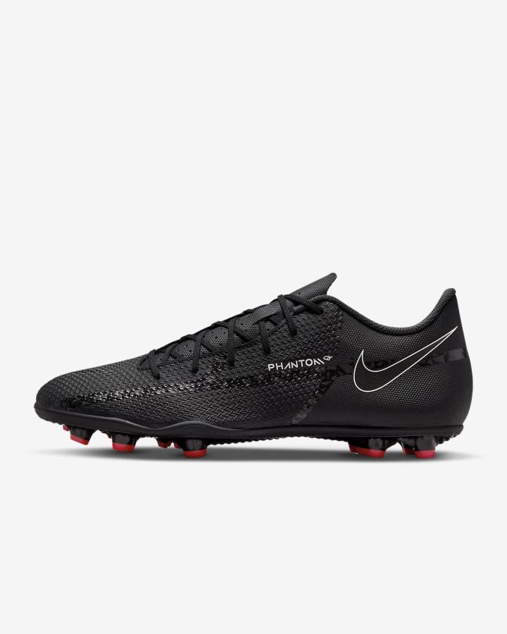 Botas de Futbol Nike Phantom GT2 Club MG Multi-Ground Hombre Negras Rojas Claro Blancas | SVNYM-0281
