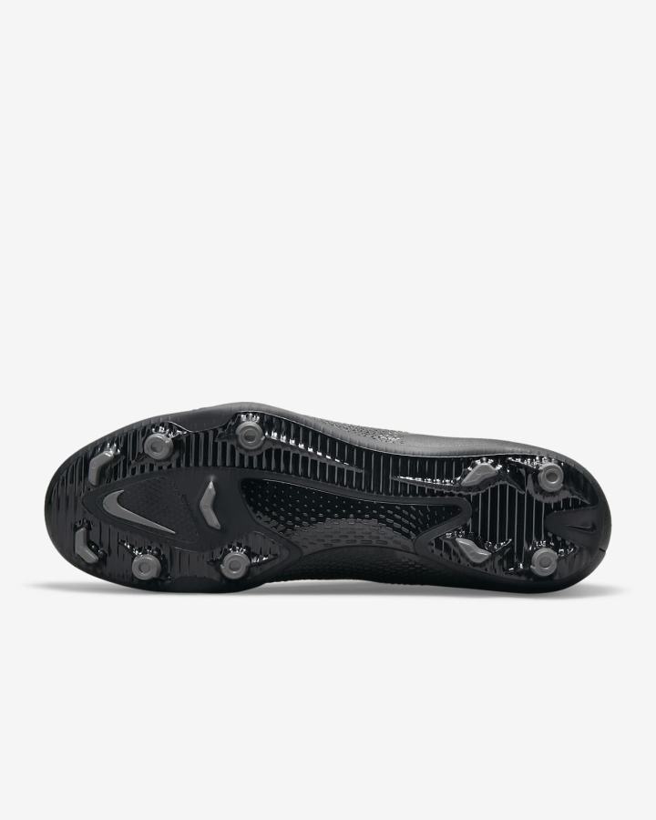 Botas de Futbol Nike Phantom GT2 Club MG Multi-Ground Hombre Negras Gris Oscuro Metal Plateadas | VYGPU-8271