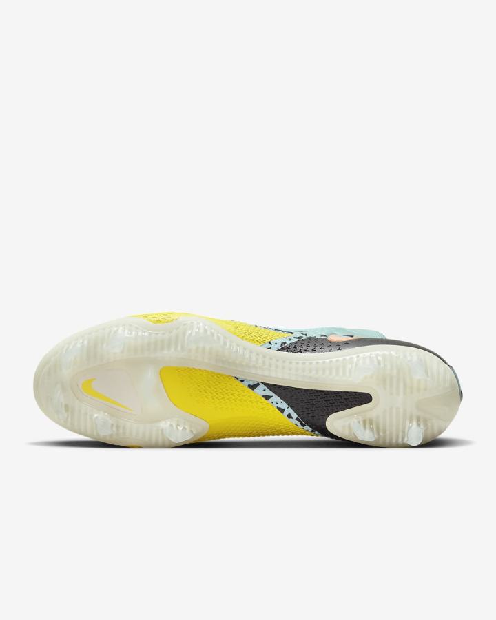 Botas de Futbol Nike Phantom GT2 Dynamic Fit Elite FG Firm-Ground Mujer Amarillo Negras | ALMGP-4570