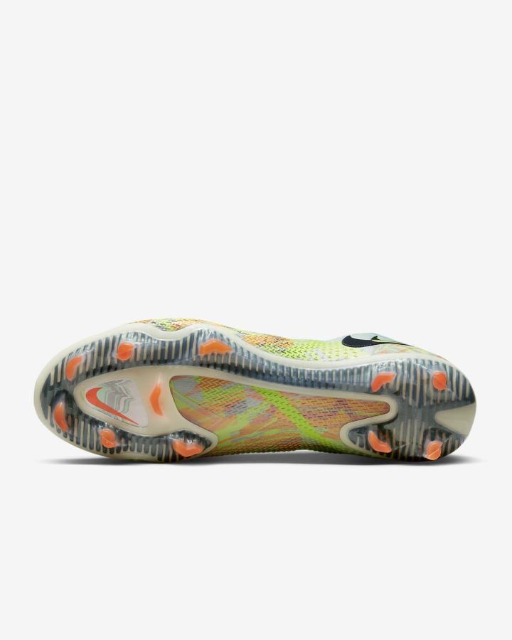 Botas de Futbol Nike Phantom GT2 Elite FG Firm-Ground Mujer Verde Naranjas Azules | BSAHD-8162