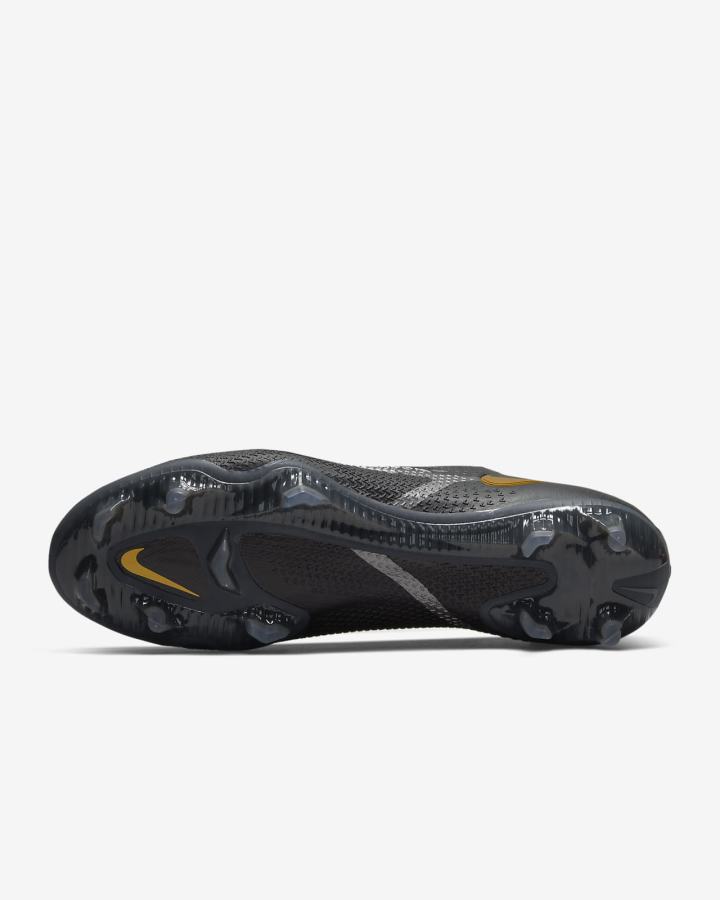 Botas de Futbol Nike Phantom GT2 Elite FG Firm-Ground Mujer Negras Metal Doradas Metal Plateadas Metal Gris | EXAHT-6174