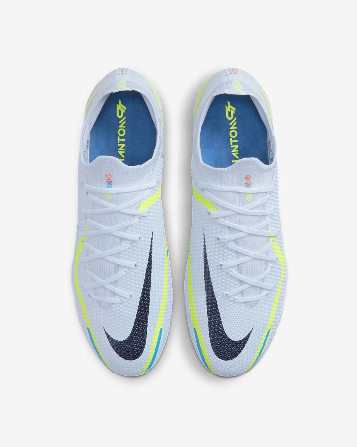 Botas de Futbol Nike Phantom GT2 Elite FG Firm-Ground Hombre Gris Azules Claro | FXSIN-9318