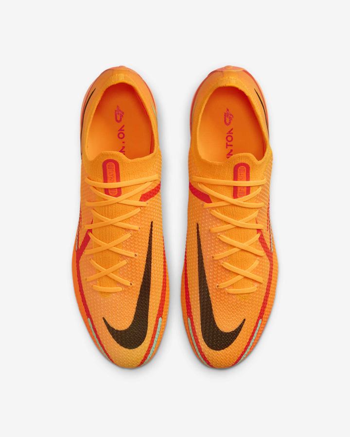 Botas de Futbol Nike Phantom GT2 Elite FG Firm-Ground Mujer Naranjas Rojas Claro Negras | KEMTN-9074