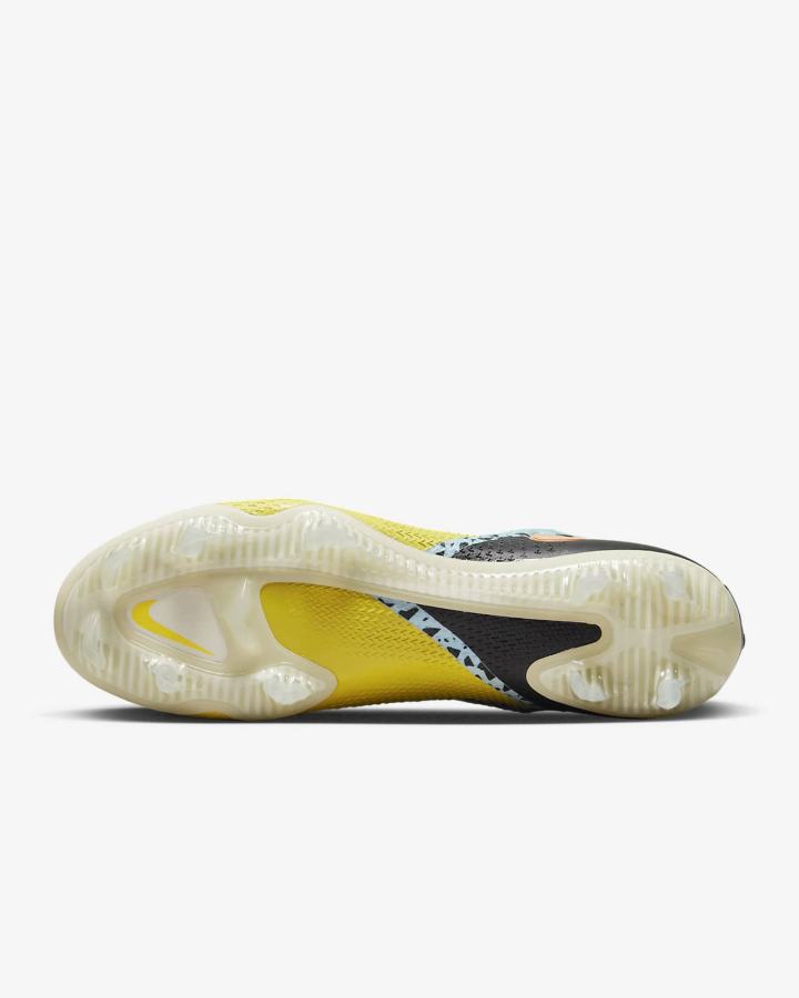 Botas de Futbol Nike Phantom GT2 Elite FG Firm-Ground Hombre Amarillo Negras | UXHYG-2475