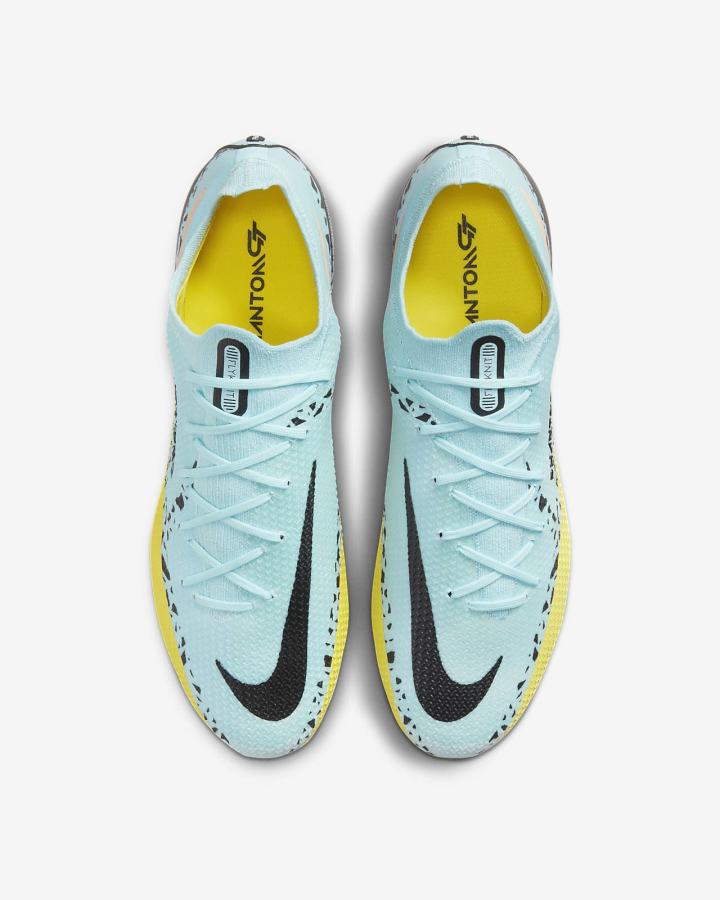 Botas de Futbol Nike Phantom GT2 Elite FG Firm-Ground Hombre Amarillo Negras | UXHYG-2475