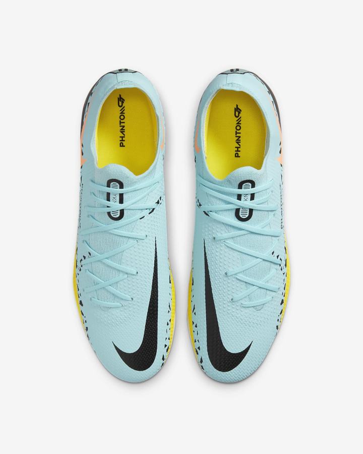 Botas de Futbol Nike Phantom GT2 Pro FG Firm-Ground Hombre Amarillo Negras | YLUHW-8530