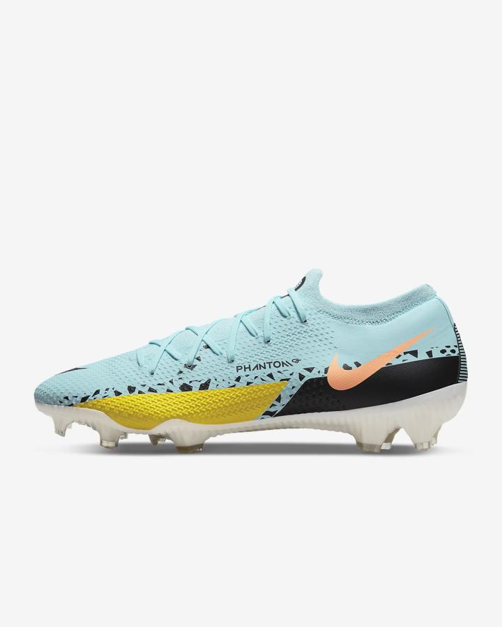 Botas de Futbol Nike Phantom GT2 Pro FG Firm-Ground Hombre Amarillo Negras | YLUHW-8530