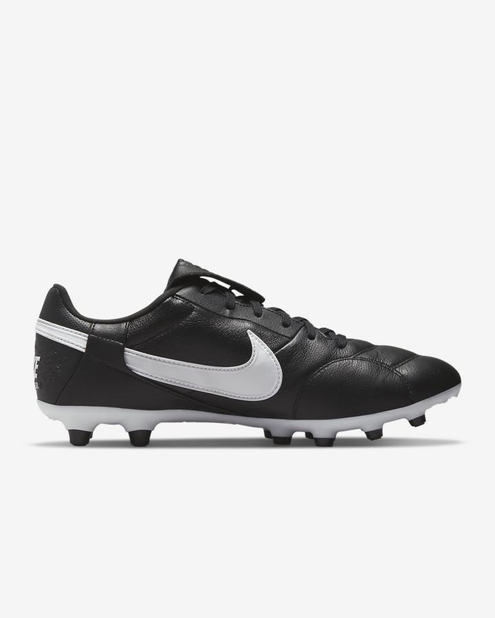 Botas de Futbol Nike Premier 3 FG Firm-Ground Hombre Negras Blancas | PVGDX-2985