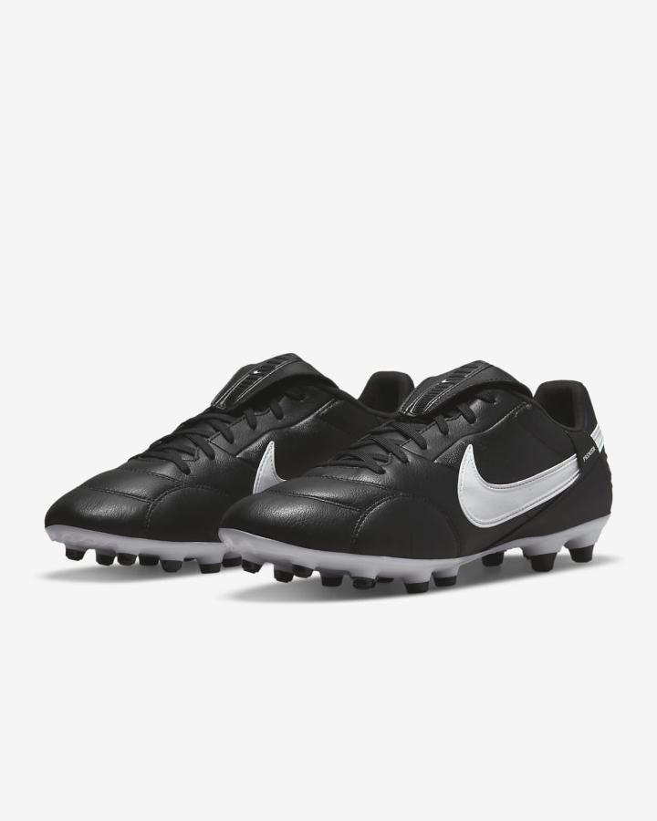 Botas de Futbol Nike Premier 3 FG Firm-Ground Hombre Negras Blancas | PVGDX-2985