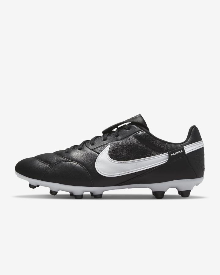 Botas de Futbol Nike Premier 3 FG Firm-Ground Hombre Negras Blancas | PVGDX-2985