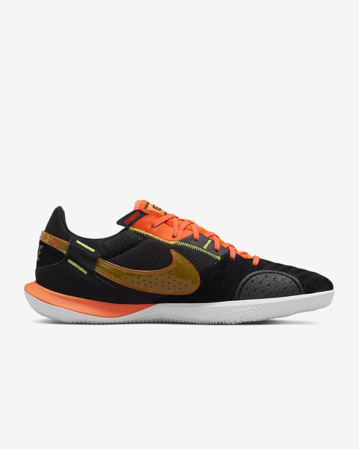 Botas de Futbol Nike Streetgato Mujer Negras Naranjas | FGPLC-6928