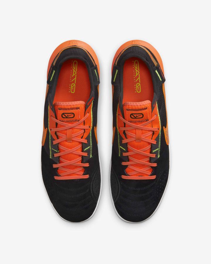 Botas de Futbol Nike Streetgato Mujer Negras Naranjas | FGPLC-6928