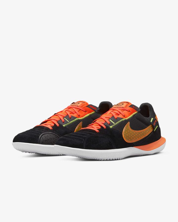 Botas de Futbol Nike Streetgato Mujer Negras Naranjas | FGPLC-6928