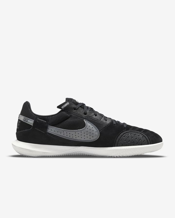Botas de Futbol Nike Streetgato Mujer Negras Blancas | HWZPF-9640