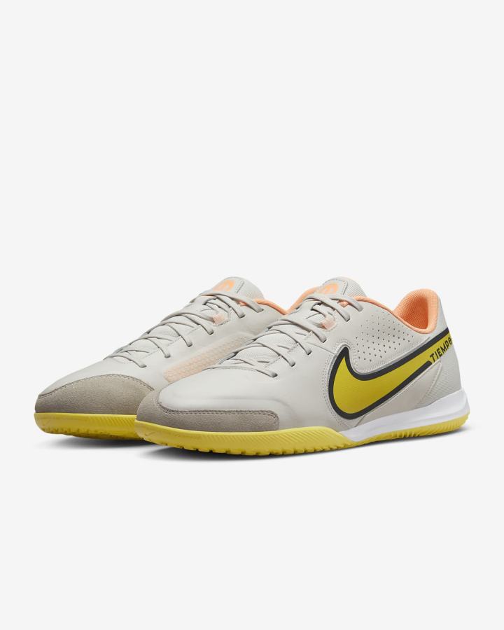 Botas de Futbol Nike Tiempo Legend 9 Academy IC Indoor/Court Hombre Amarillo | FQSCZ-0653