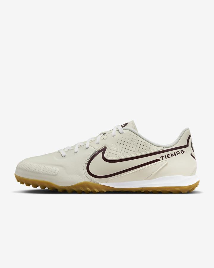 Botas de Futbol Nike Tiempo Legend 9 Academy TF Turf Mujer Marrones Claro Verde Menta | ISJUW-0213