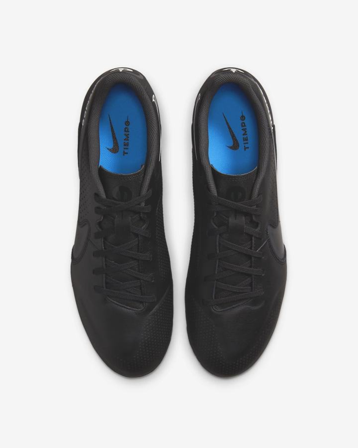 Botas de Futbol Nike Tiempo Legend 9 Academy MG Multi-Ground Hombre Negras Blancas Azules Gris | MURZK-4197