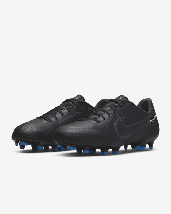 Botas de Futbol Nike Tiempo Legend 9 Academy MG Multi-Ground Hombre Negras Blancas Azules Gris | MURZK-4197