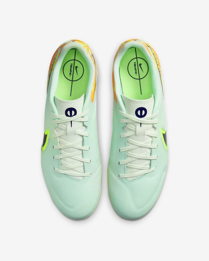 Botas de Futbol Nike Tiempo Legend 9 Academy MG Multi-Ground Mujer Verde Menta Naranjas Azules | WRGEA-8493