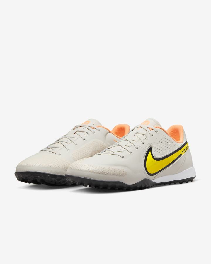 Botas de Futbol Nike Tiempo Legend 9 Academy TF Turf Hombre Amarillo | YISRM-5479