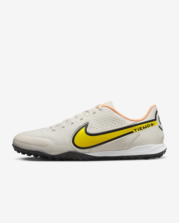 Botas de Futbol Nike Tiempo Legend 9 Academy TF Turf Hombre Amarillo | YISRM-5479