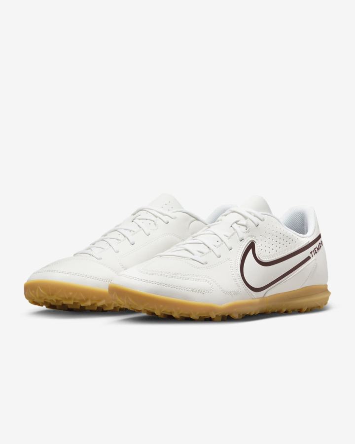 Botas de Futbol Nike Tiempo Legend 9 Club TF Turf Mujer Marrones Claro Verde Menta | HNDBI-7942