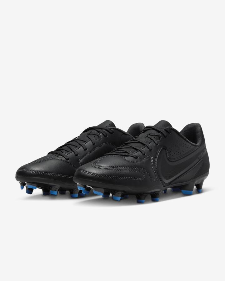 Botas de Futbol Nike Tiempo Legend 9 Club MG Multi-Ground Hombre Negras Blancas Azules Claro | TGXKU-4923