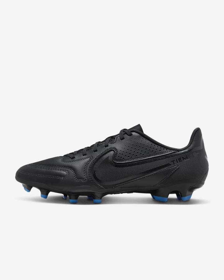 Botas de Futbol Nike Tiempo Legend 9 Club MG Multi-Ground Hombre Negras Blancas Azules Claro | TGXKU-4923