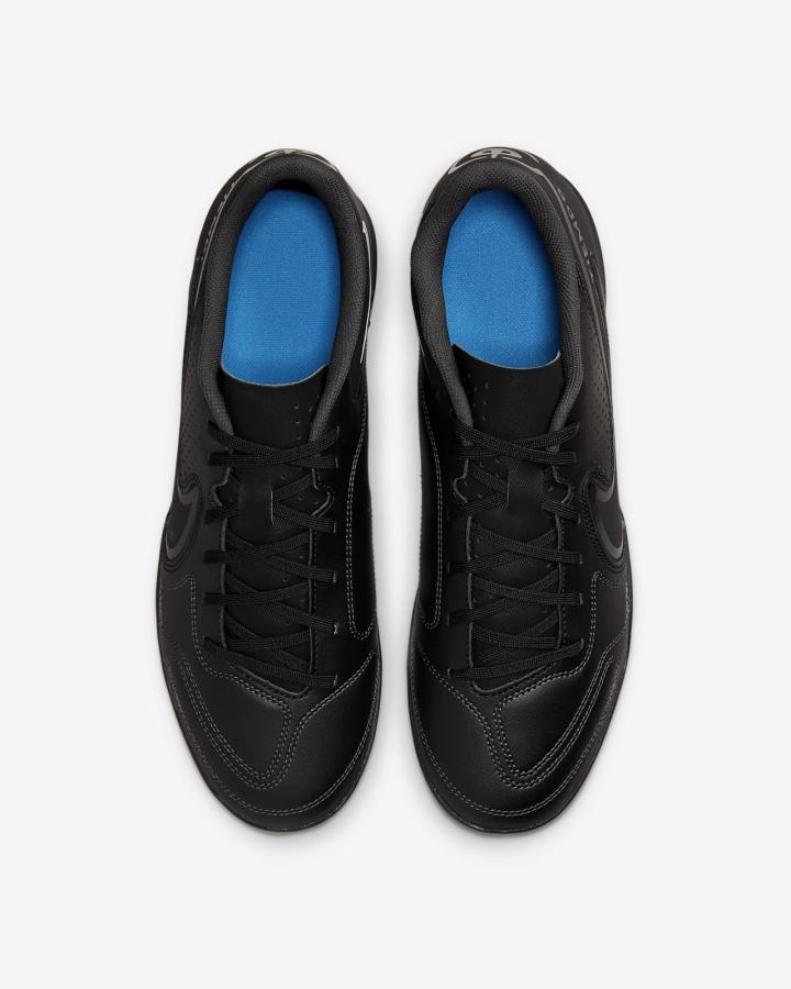 Botas de Futbol Nike Tiempo Legend 9 Club TF Turf Hombre Negras Blancas Azules Claro | UNOGY-7159