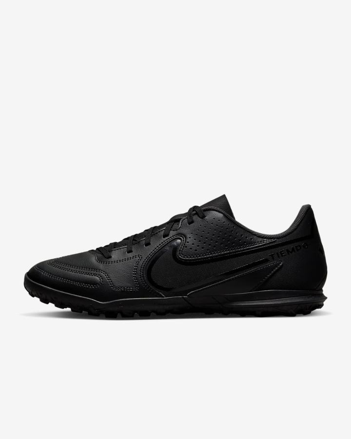 Botas de Futbol Nike Tiempo Legend 9 Club TF Turf Hombre Negras Blancas Azules Claro | UNOGY-7159