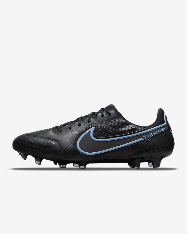Botas de Futbol Nike Tiempo Legend 9 Elite FG Firm-Ground Hombre Negras Gris Negras | CFHNO-9638