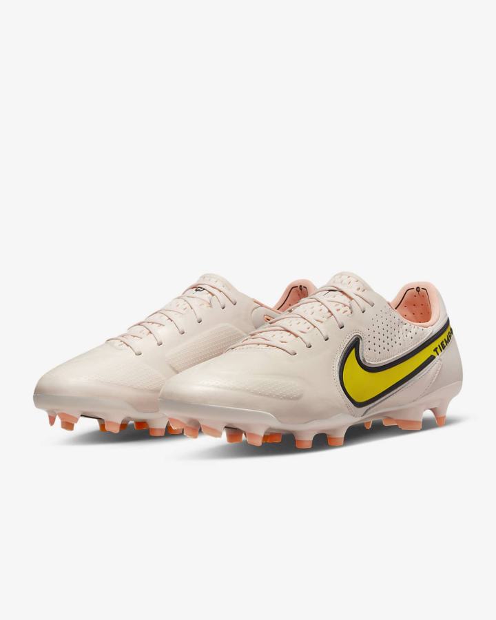 Botas de Futbol Nike Tiempo Legend 9 Elite FG Firm-Ground Hombre Amarillo | DMPJU-0185
