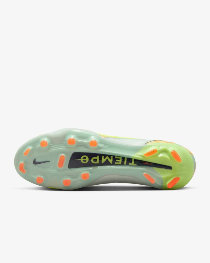 Botas de Futbol Nike Tiempo Legend 9 Elite FG Firm-Ground Hombre Verde Naranjas Azules | VZPAR-1037