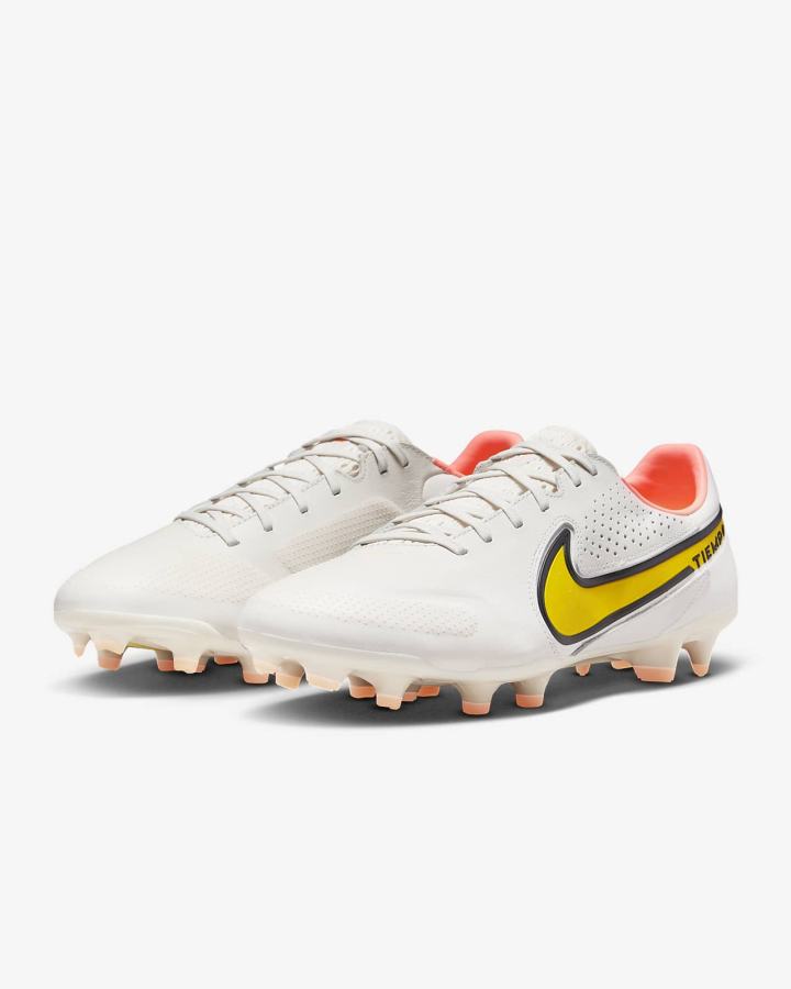 Botas de Futbol Nike Tiempo Legend 9 Pro FG Firm-Ground Hombre Amarillo | GCFHW-2047