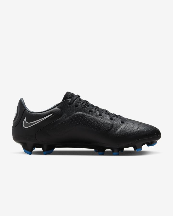Botas de Futbol Nike Tiempo Legend 9 Pro FG Firm-Ground Hombre Negras Blancas Azules Claro Gris | PLTYA-0354