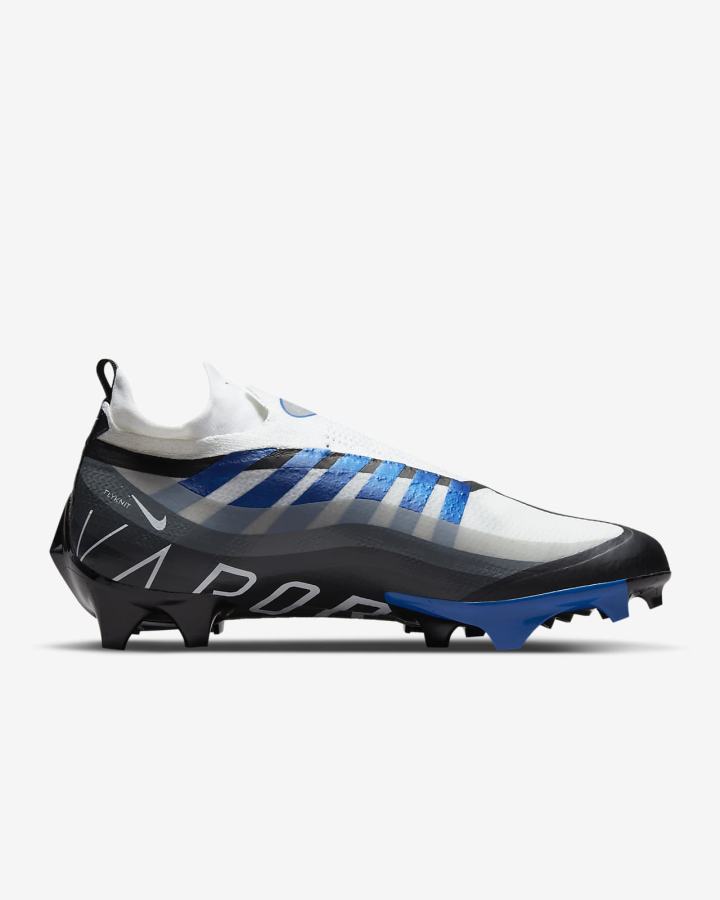 Botas de Futbol Nike Vapor Edge Elite 360 Flyknit Hombre Negras Blancas Gris Oscuro Azul Real | AIQGO-9870
