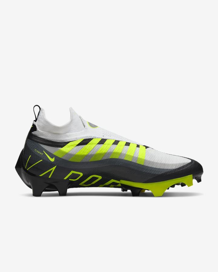 Botas de Futbol Nike Vapor Edge Elite 360 Flyknit Hombre Negras Blancas Gris Oscuro | DYNEP-4029