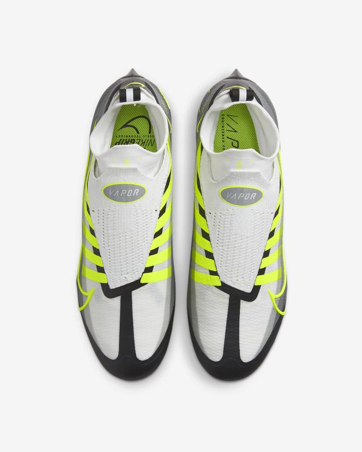 Botas de Futbol Nike Vapor Edge Elite 360 Flyknit Hombre Negras Blancas Gris Oscuro | DYNEP-4029