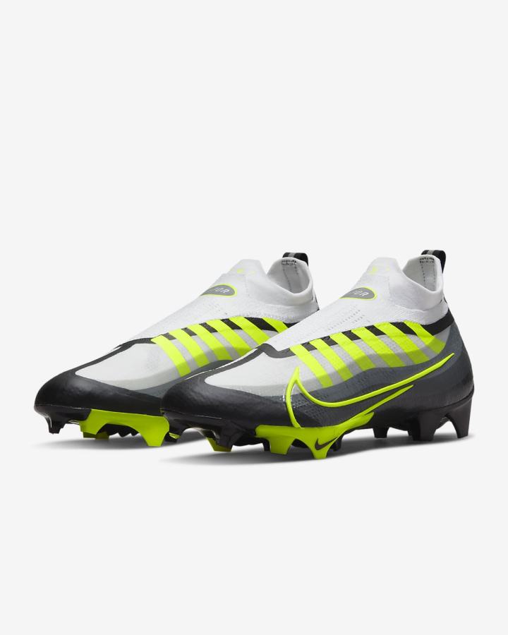 Botas de Futbol Nike Vapor Edge Elite 360 Flyknit Hombre Negras Blancas Gris Oscuro | DYNEP-4029