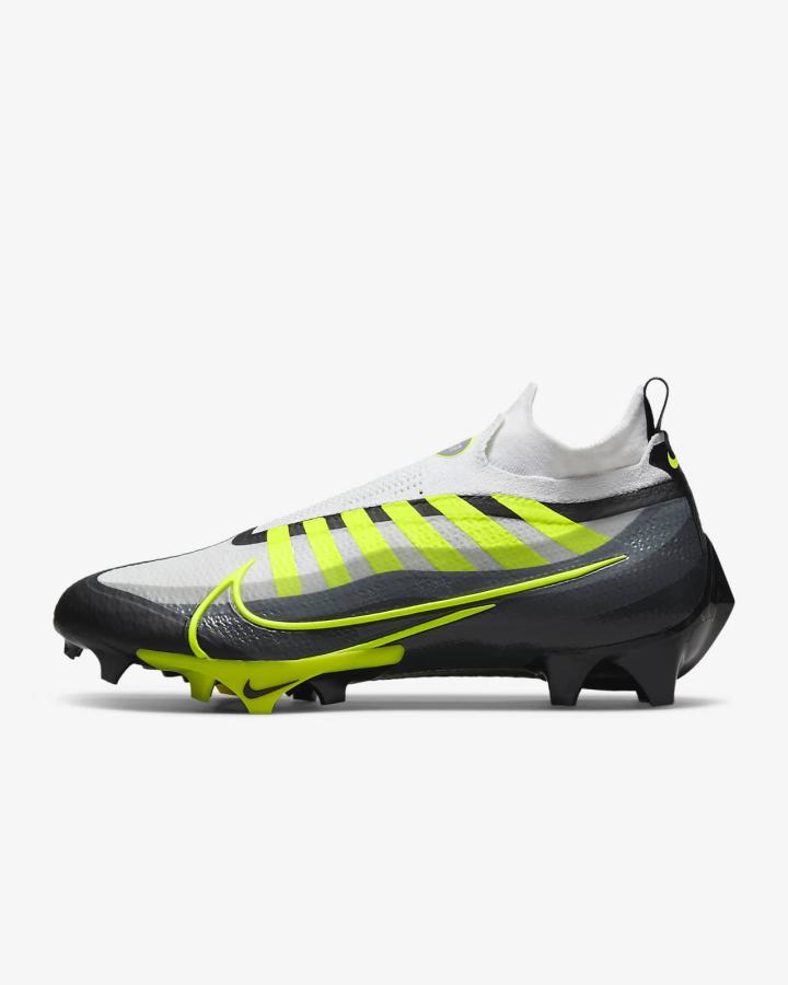 Botas de Futbol Nike Vapor Edge Elite 360 Flyknit Hombre Negras Blancas Gris Oscuro | DYNEP-4029