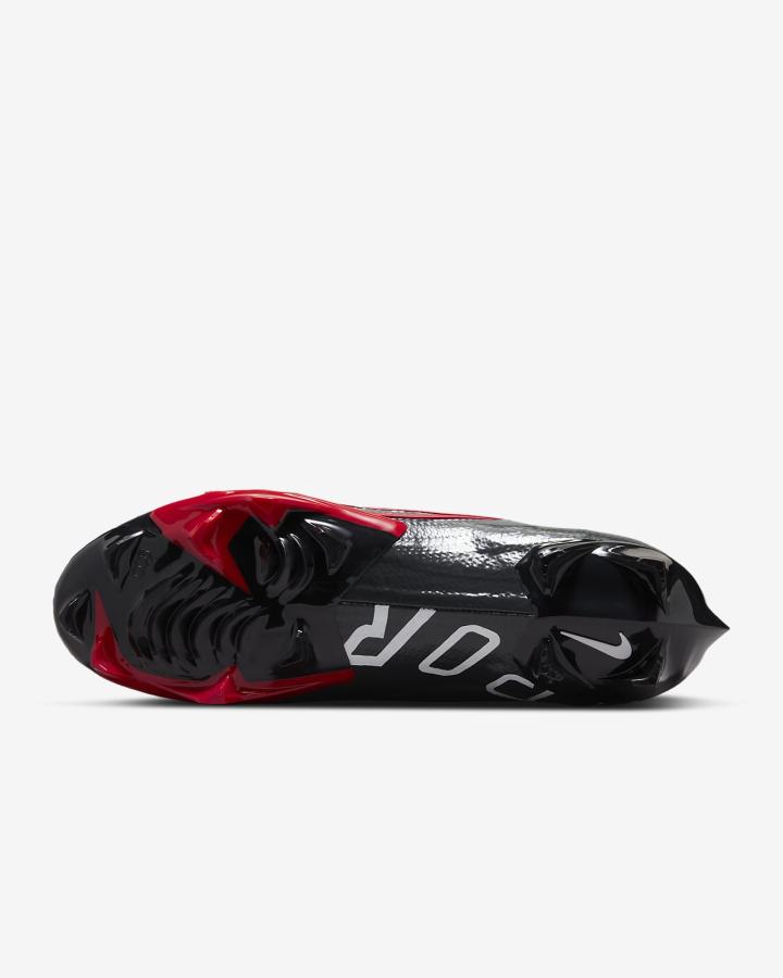 Botas de Futbol Nike Vapor Edge Elite 360 Flyknit Hombre Negras Blancas Gris Oscuro Rojas | NRGJI-4921