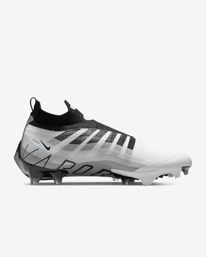Botas de Futbol Nike Vapor Edge Elite 360 Flyknit Hombre Blancas Gris Metal Plateadas Negras | VEMZW-1478