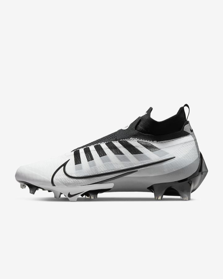Botas de Futbol Nike Vapor Edge Elite 360 Flyknit Hombre Blancas Gris Metal Plateadas Negras | VEMZW-1478
