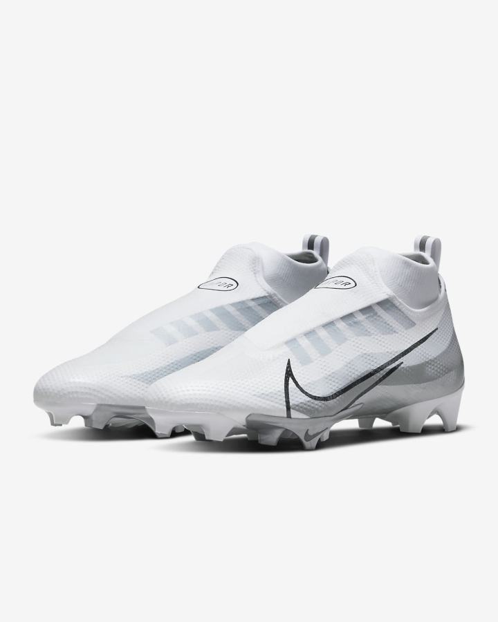 Botas de Futbol Nike Vapor Edge Pro 360 Hombre Blancas Metal Plateadas Gris Negras | JALXB-2701