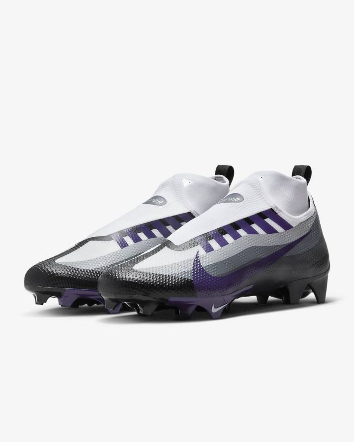 Botas de Futbol Nike Vapor Edge Pro 360 (Team) Hombre Negras Blancas Gris Moradas | WMNYH-7162