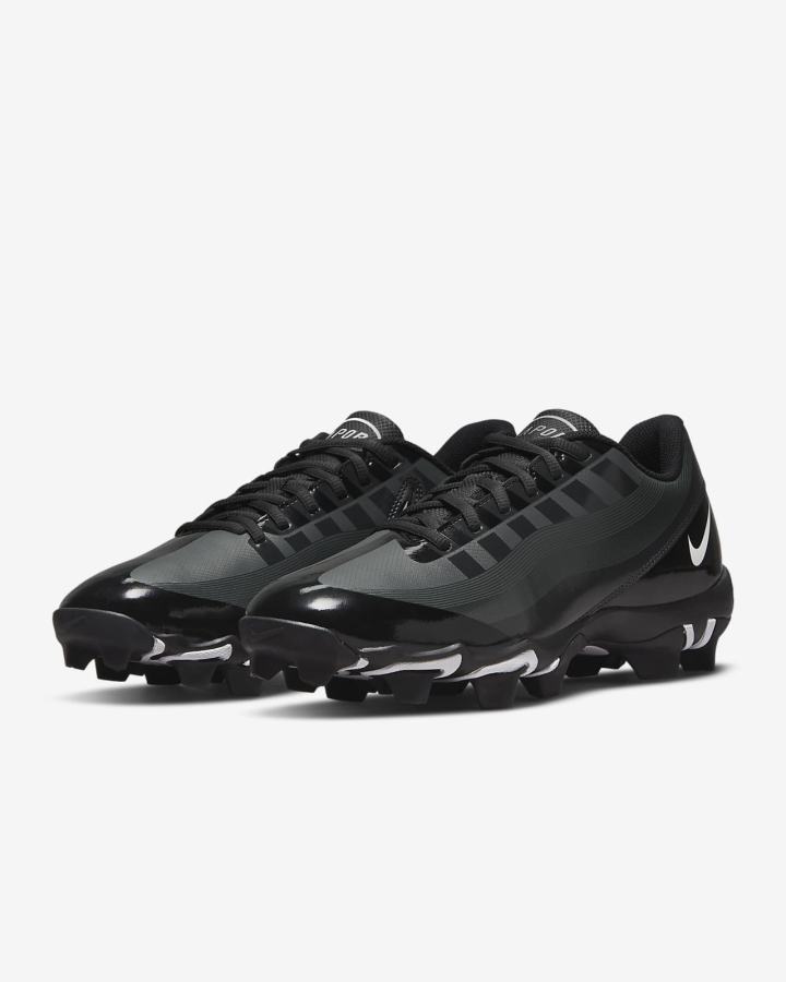 Botas de Futbol Nike Vapor Edge Shark Hombre Negras Gris Oscuro Blancas | DYZTL-5913