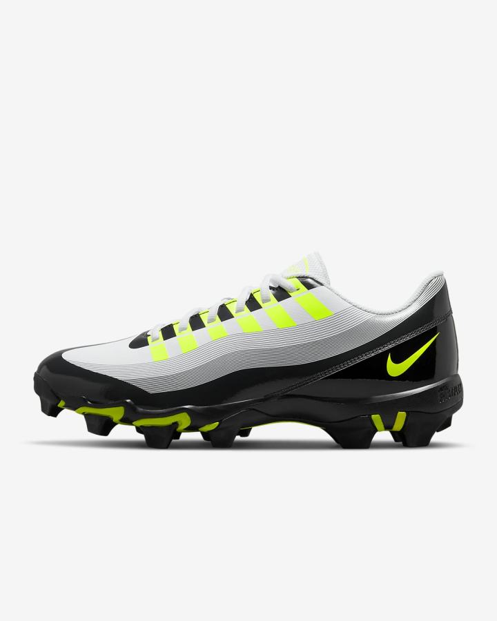 Botas de Futbol Nike Vapor Edge Shark Hombre Blancas Negras Gris Oscuro | NTSXO-6781