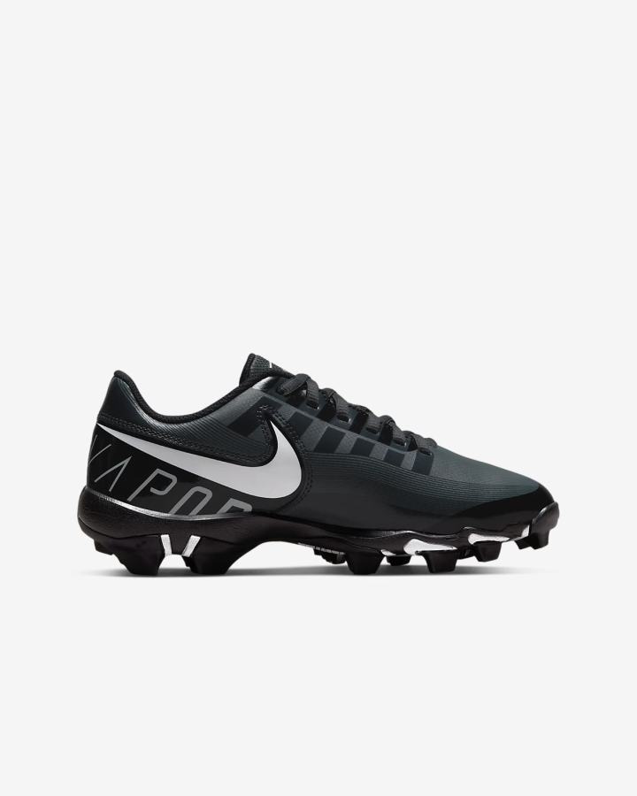 Botas de Futbol Nike Vapor Edge Shark Kids Niño Negras Gris Oscuro Blancas | AICYM-8216