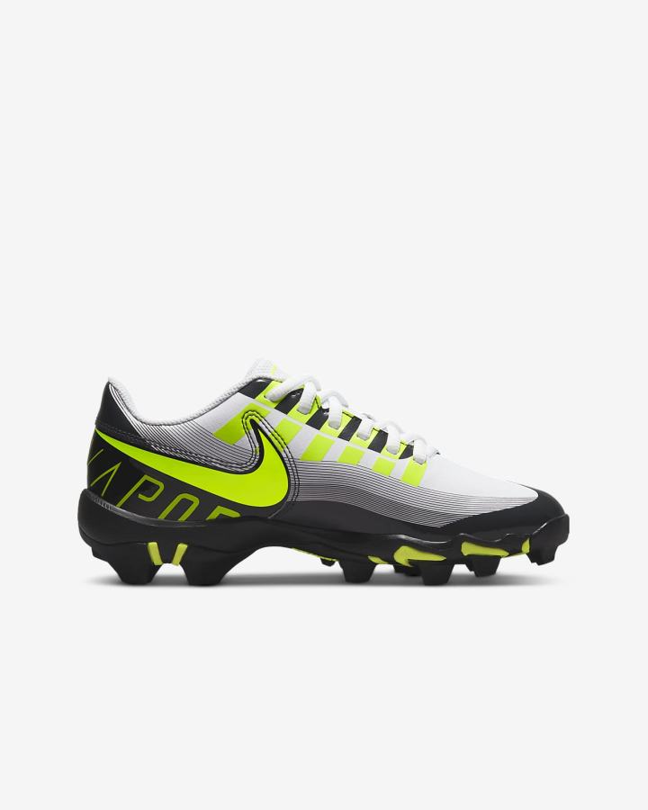 Botas de Futbol Nike Vapor Edge Shark Kids Niño Blancas Gris Negras | DLAEX-1593