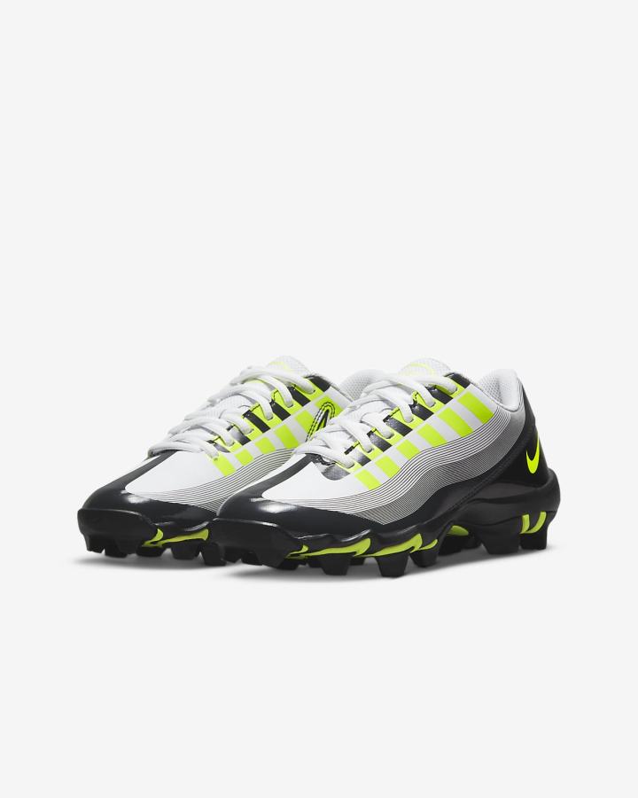 Botas de Futbol Nike Vapor Edge Shark Kids Niño Blancas Gris Negras | DLAEX-1593